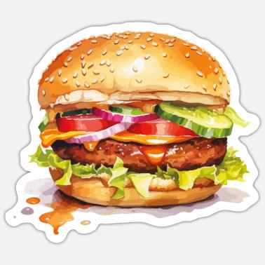 Burger Autocollant