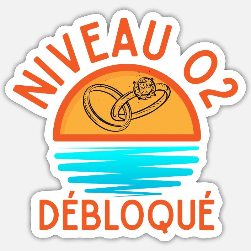 Level 02 Unlocked, a creative and joyful touch Sticker size S (10 x 10 cm)