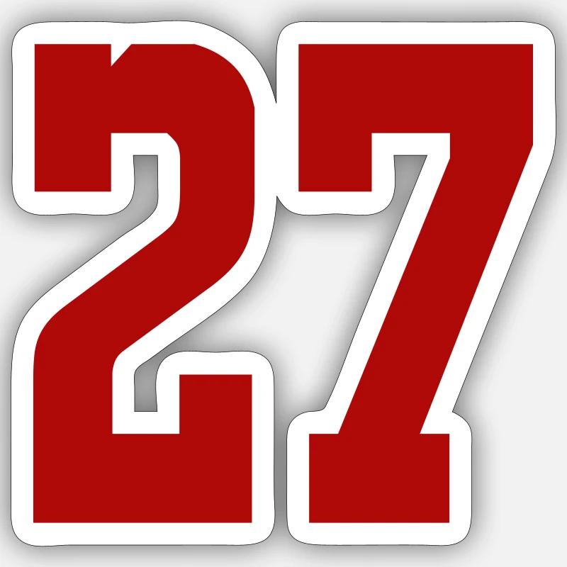 27 - Sticker taille S (10 x 10 cm) - blanc mat