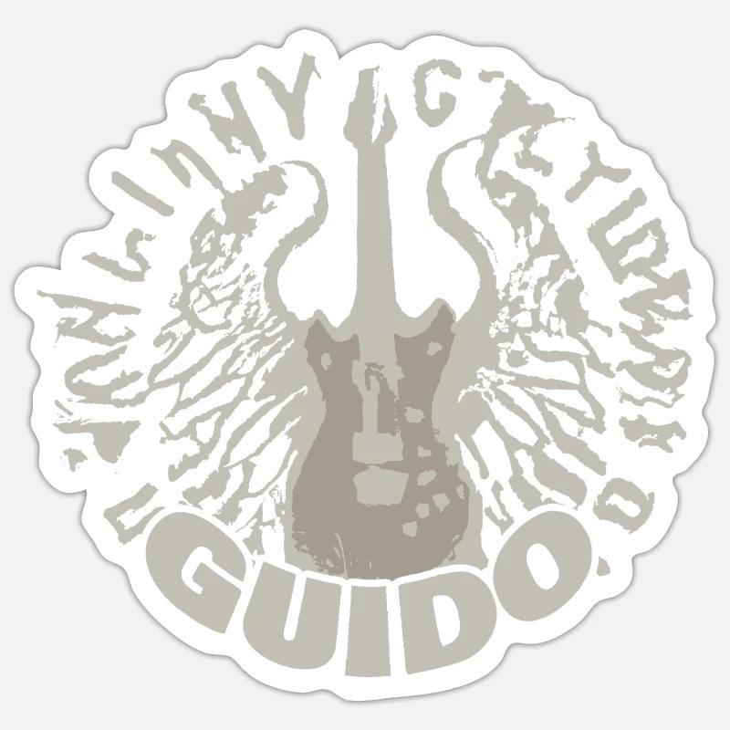 Gift for Guido - Sticker size S (10 x 10 cm) - white matte