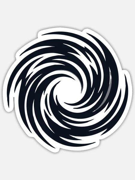 TCG Portal Strudel Grafik - Sticker Größe S (10 x 10 cm) - Mattweiß