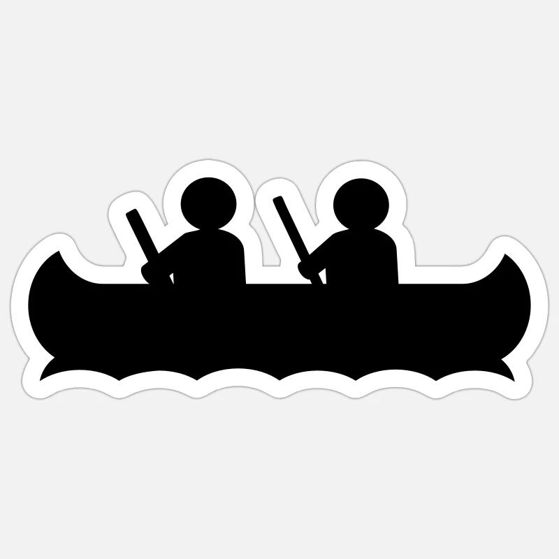 Canoe Sticker size S (10 x 10 cm)