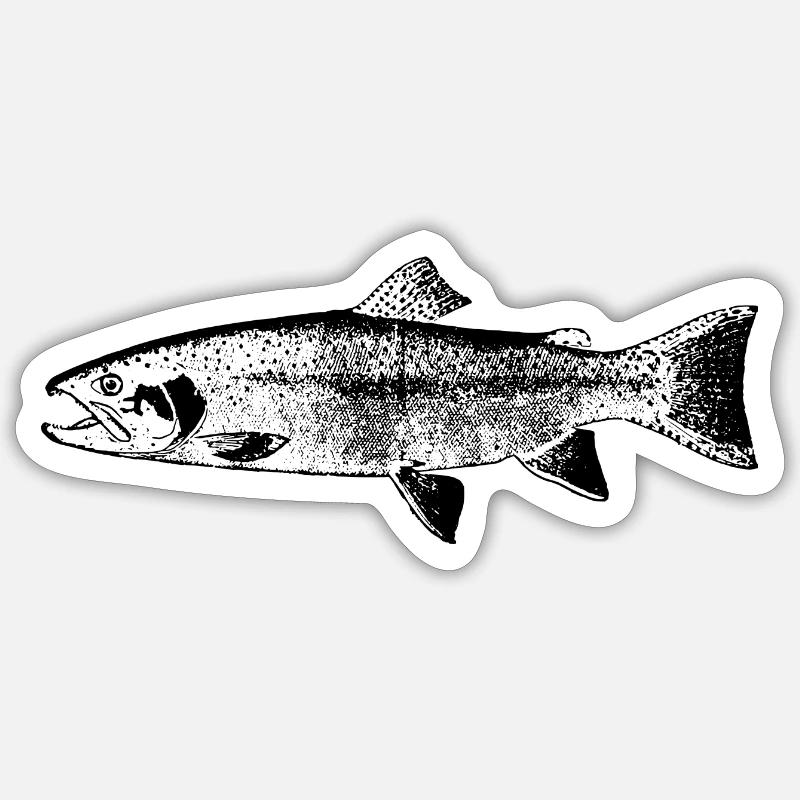 fish131 Sticker size S (10 x 10 cm)