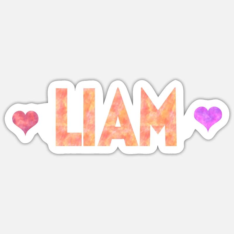 Liam Sticker Größe S (10 x 10 cm)