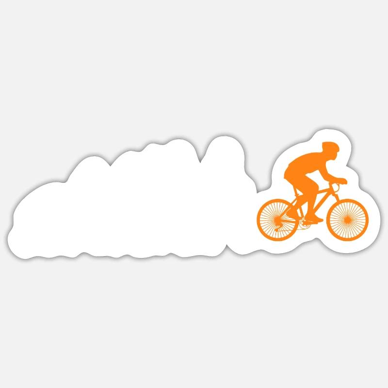 Evolution Bicycle Bicycle Cycling Gift cool Sticker size S (10 x 10 cm)