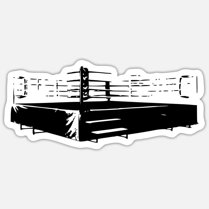 Boxring Sticker Größe S (10 x 10 cm)