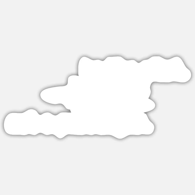 Sei der Pilot Flugzeug Geschenk T-Shirt - Sticker Größe S (10 x 10 cm) - Mattweiß