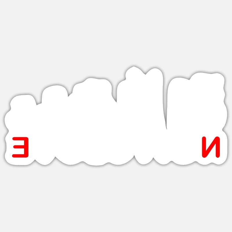 Evolution Biker 4- Entwicklung eines Biker - Sticker Größe S (10 x 10 cm) - Mattweiß