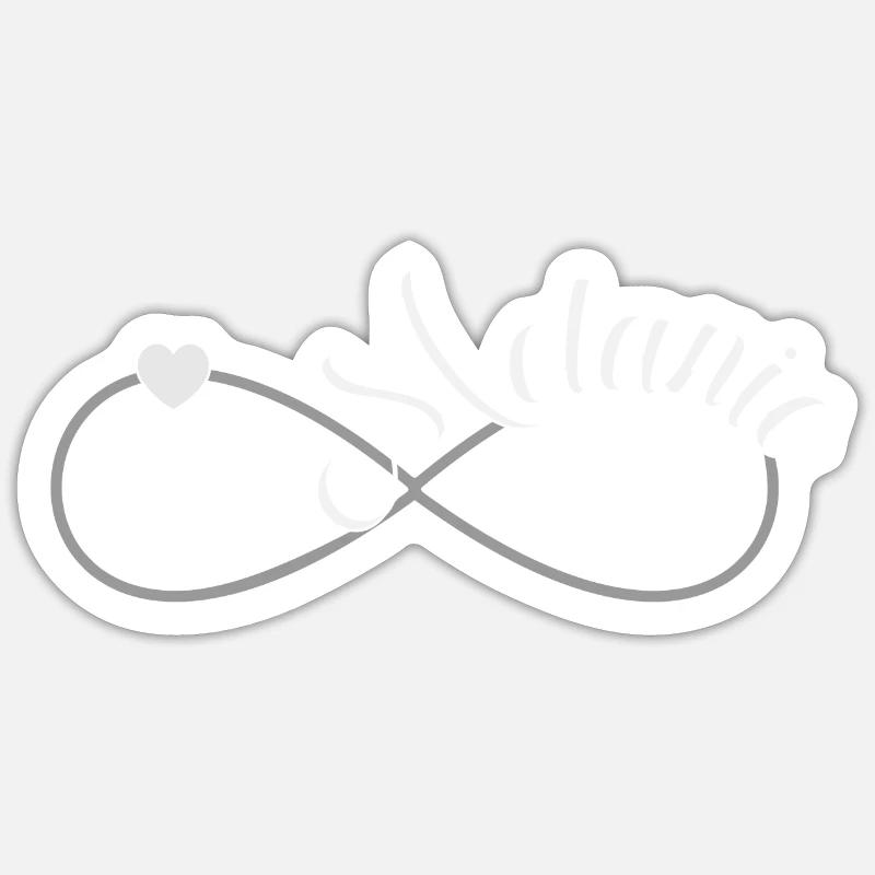 Melanie name first name - Sticker size S (10 x 10 cm) - white matte