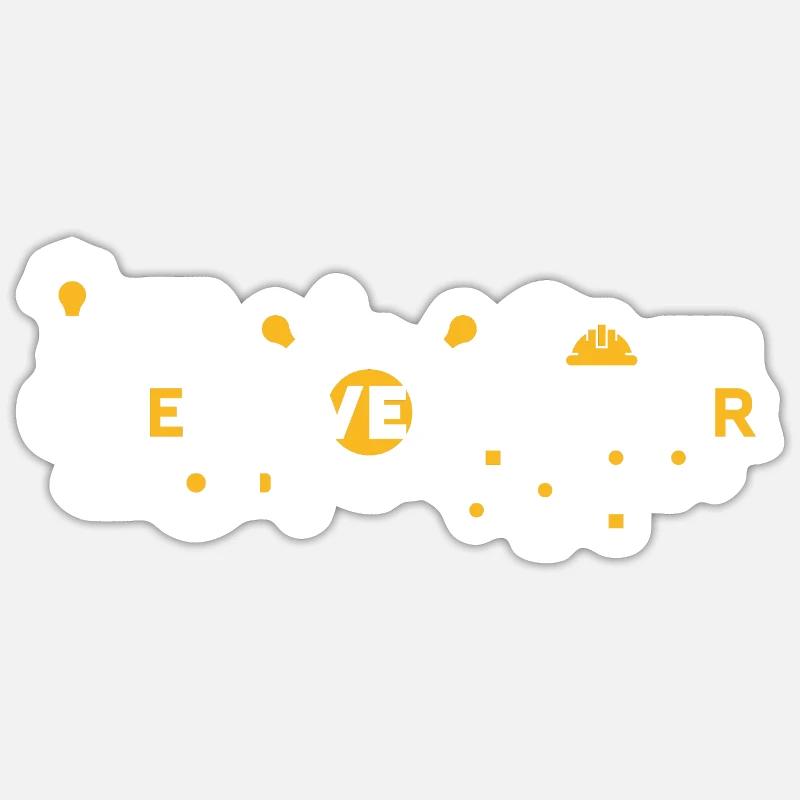 Creative Worker - Sticker size S (10 x 10 cm) - white matte