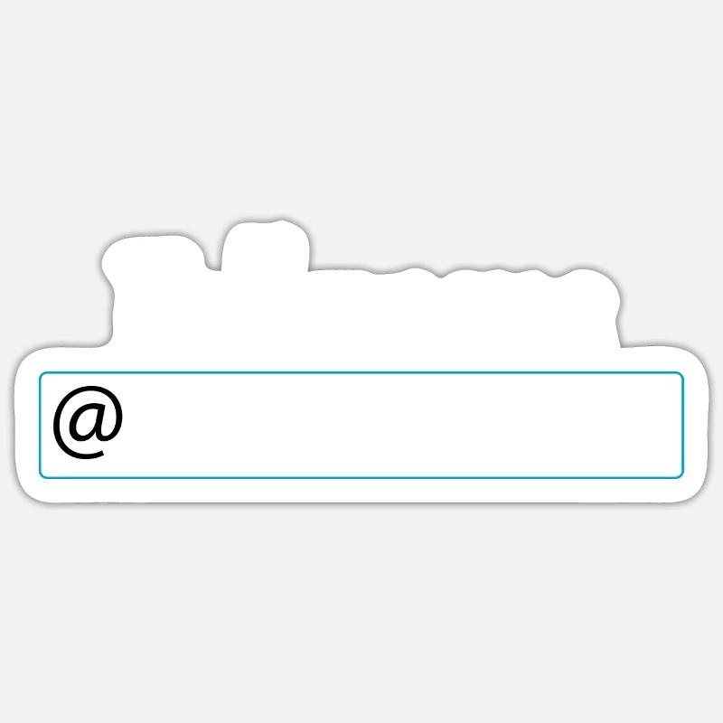 Influencer - Sticker Größe S (10 x 10 cm) - Mattweiß