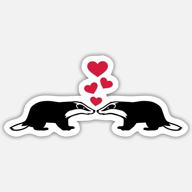 Badger Sticker size S (10 x 10 cm)