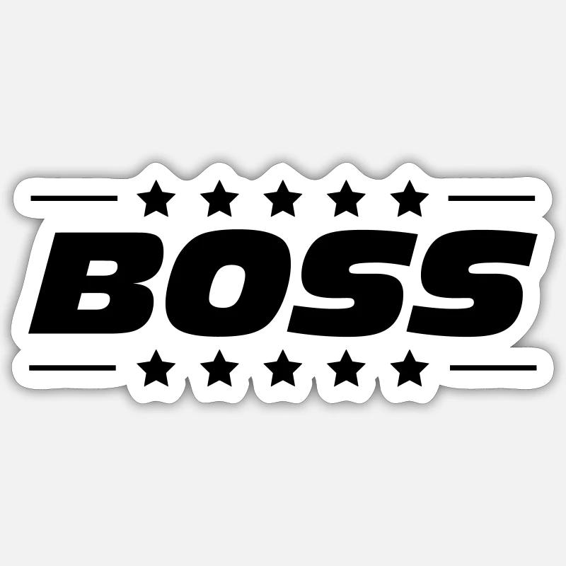 Boss Sticker taille S (10 x 10 cm)