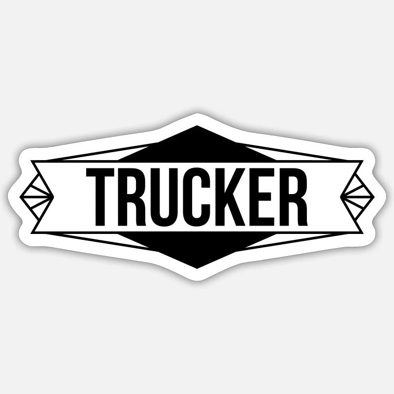 Trucker Sticker size S (10 x 10 cm)