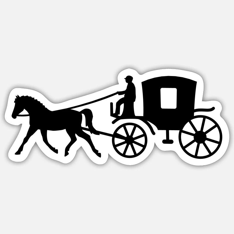 vehicle - Sticker size S (10 x 10 cm) - white matte