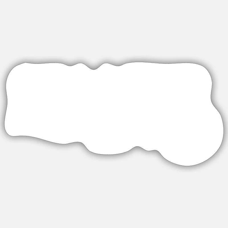 Snooker Billard Pool - Sticker taille S (10 x 10 cm) - blanc mat