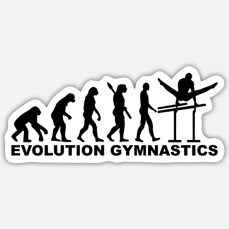 Evolution Gymnastics Sticker taille S (10 x 10 cm)