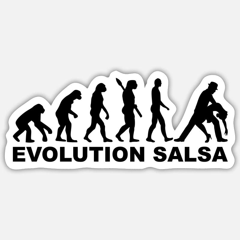 Evolution Salsa Sticker size S (10 x 10 cm)