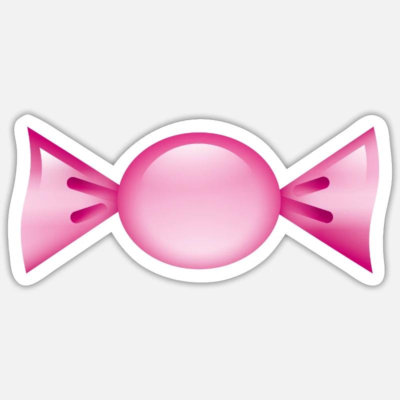 Smiley Candy - Sticker size S (10 x 10 cm) - white matte