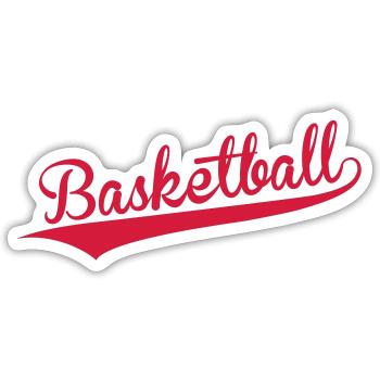 Basketball - Basket Ball - Game - Sport - Player - Sticker size S (10 x 10 cm) - white matte - Front