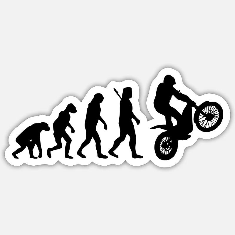 Trial - Sticker Größe S (10 x 10 cm) - Mattweiß