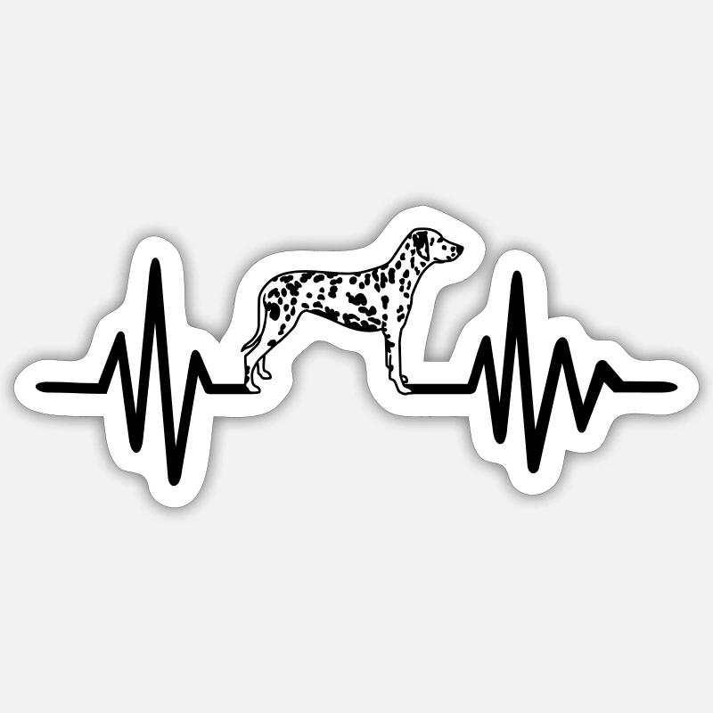 Dalmatien Sticker taille S (10 x 10 cm)