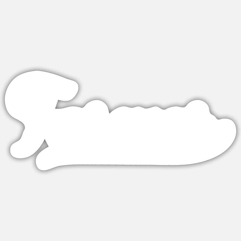 FARMER - Sticker size S (10 x 10 cm) - white matte