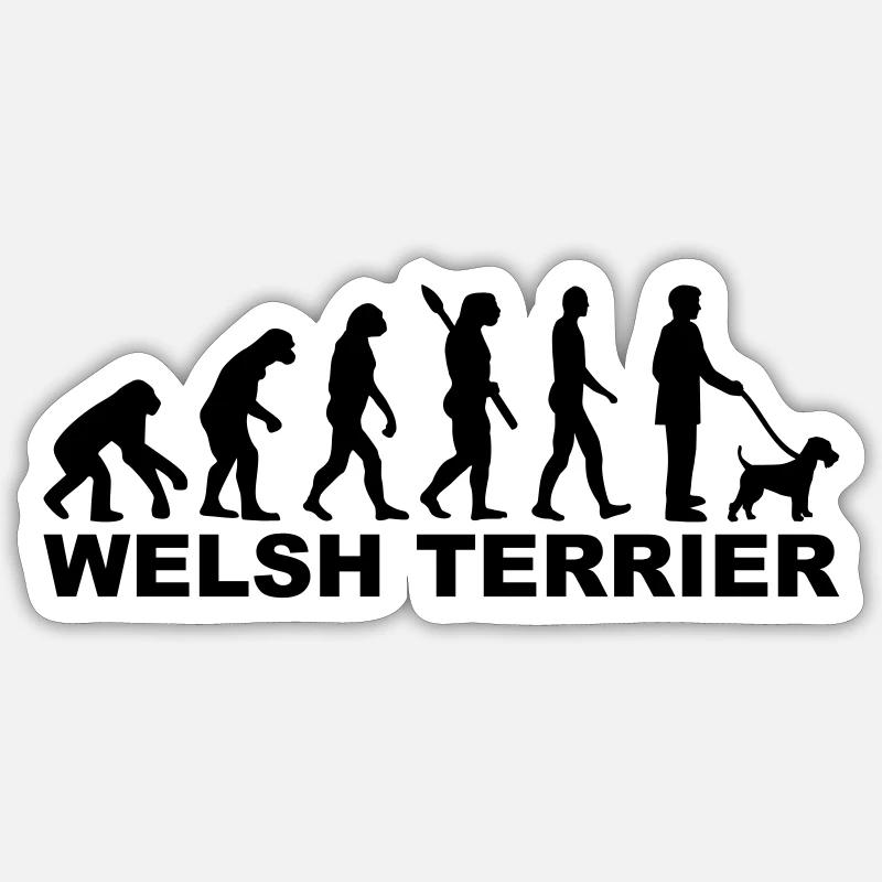 Welsh Terrier Sticker size S (10 x 10 cm)