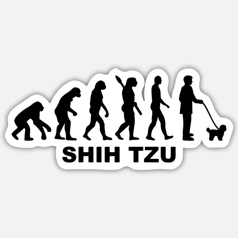 Shih Tzu - Sticker size S (10 x 10 cm) - white matte