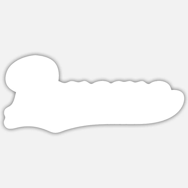 Panama - Sticker taille S (10 x 10 cm) - blanc mat
