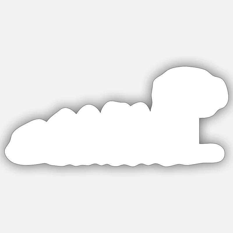 Evolution Automechaniker Geschenk Idee T-Shirt - Sticker Größe S (10 x 10 cm) - Mattweiß