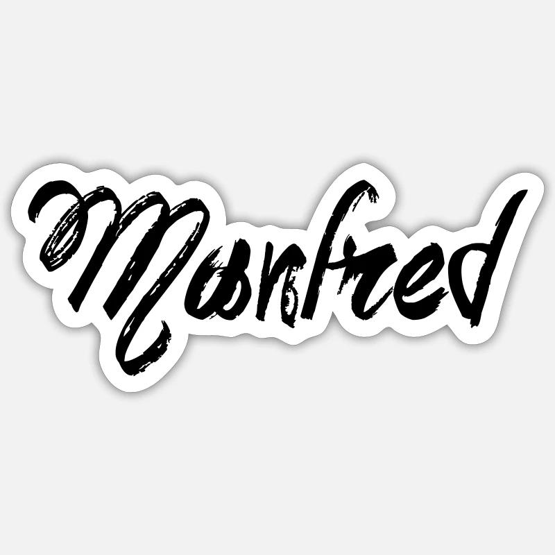 Manfred Sticker size S (10 x 10 cm)