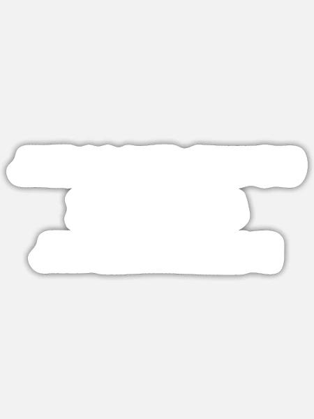 Jemand muss den Job ja machen Lustiger Spruch - Sticker Größe S (10 x 10 cm) - Mattweiß
