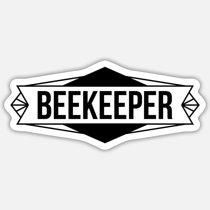 Beekeeper Sticker size S (10 x 10 cm)