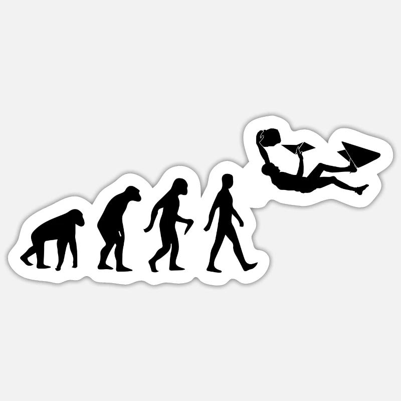 Bouldern Escalade Evolution - Sticker taille S (10 x 10 cm) - blanc mat
