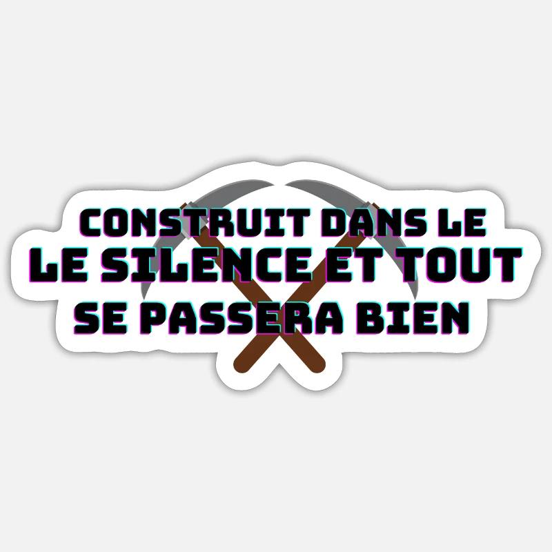 Sticker taille S (10 x 10 cm) - 