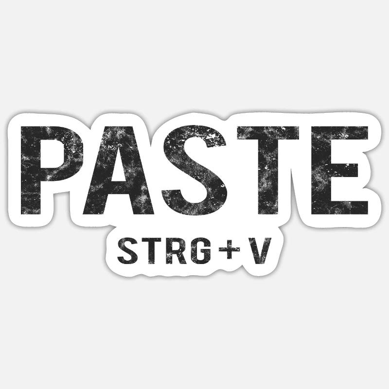 Pâte CTRL+V Sticker taille S (10 x 10 cm)
