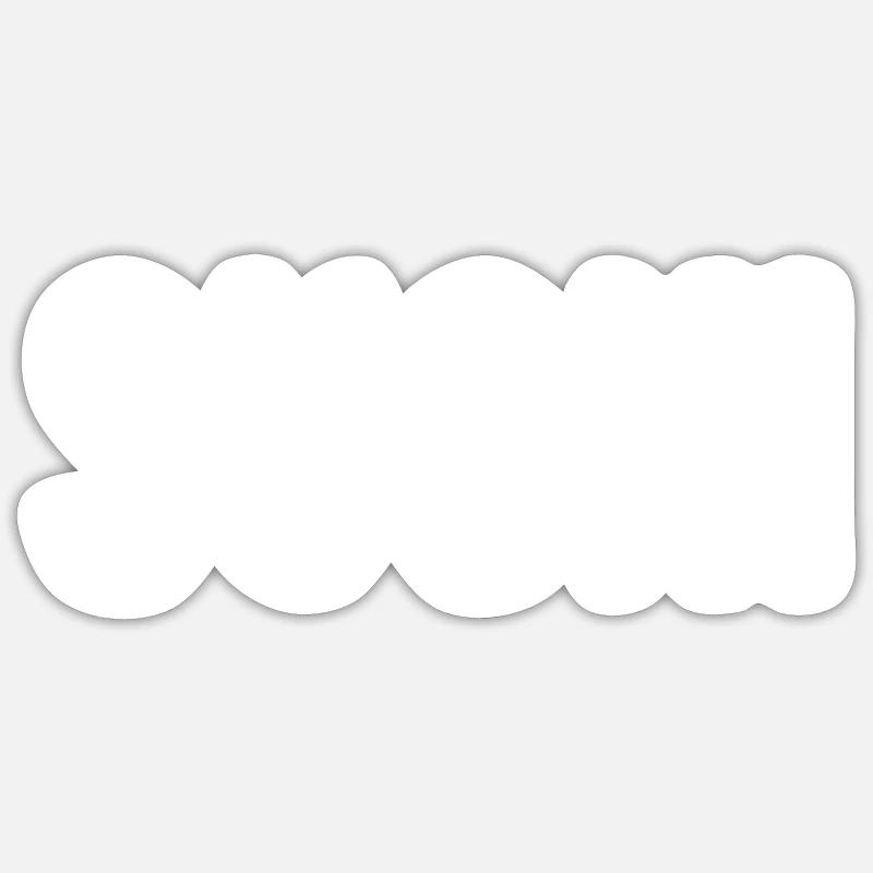 Sushi - Sticker Größe S (10 x 10 cm) - Mattweiß