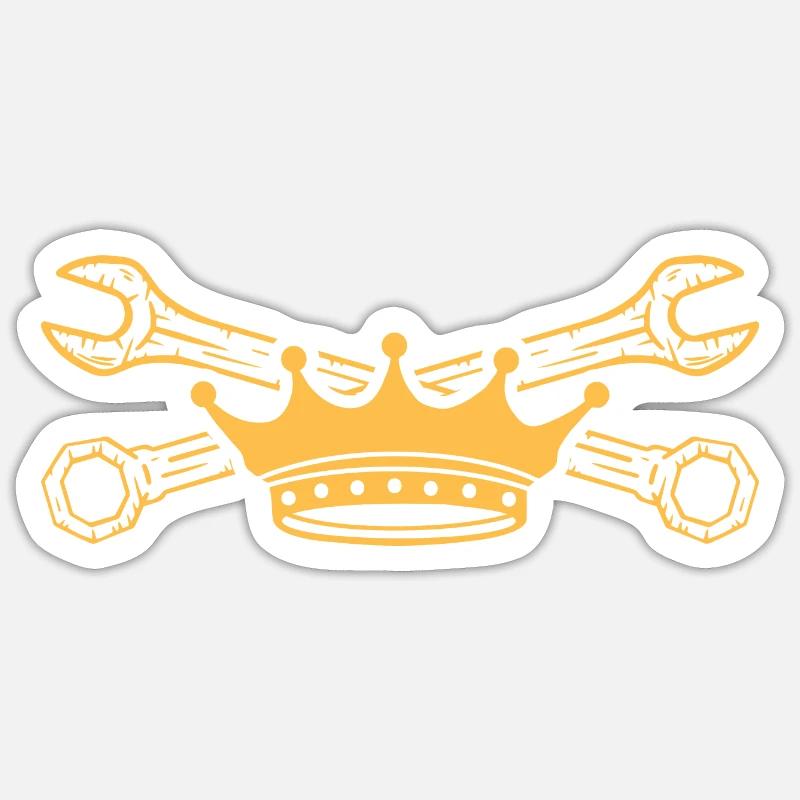 Profession - Sticker taille S (10 x 10 cm) - blanc mat