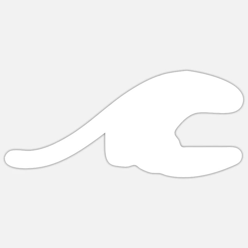 wave - Sticker size S (10 x 10 cm) - white matte
