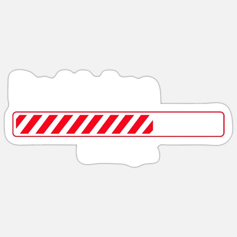 Dad Jokes Loading - Sticker size S (10 x 10 cm) - white matte