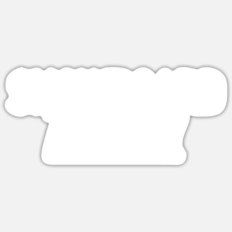 Snowboard Snowboarder - Sticker Größe S (10 x 10 cm) - Mattweiß