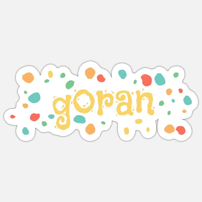 Goran Sticker taille S (10 x 10 cm)
