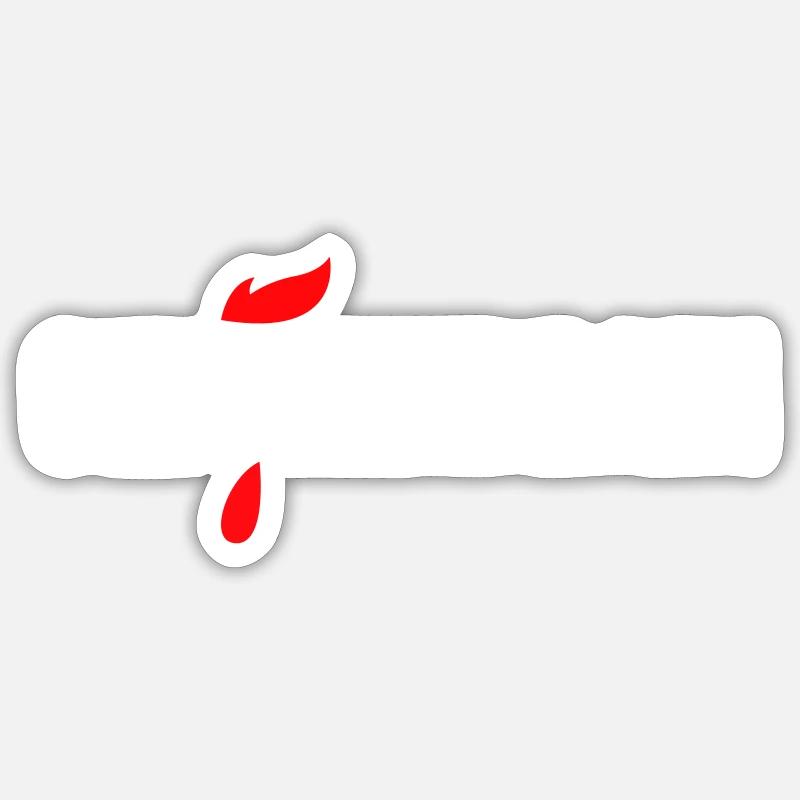 Chickenbrain - Sticker size S (10 x 10 cm) - white matte