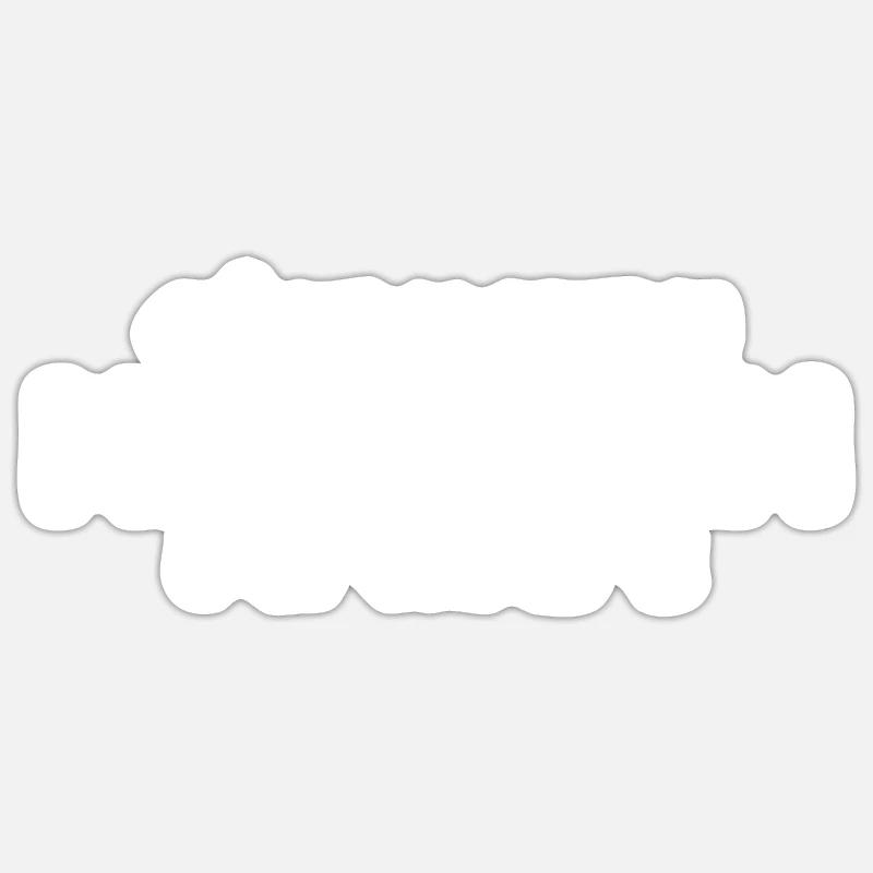 Mannheim Monnem - Sticker Größe S (10 x 10 cm) - Mattweiß
