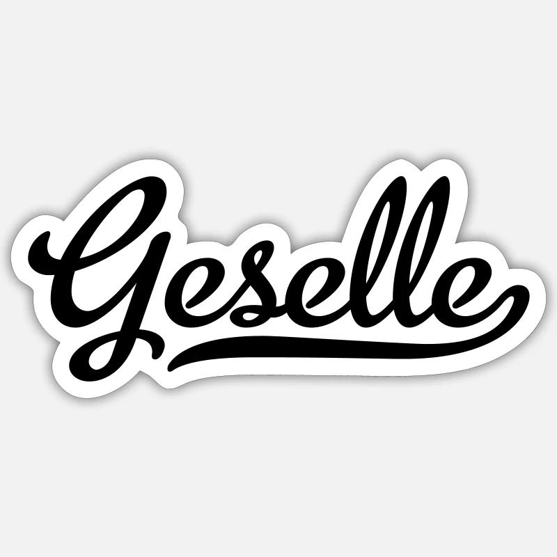 Geselle Sticker Größe S (10 x 10 cm)