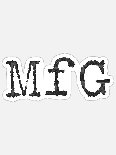 Mit freundlichen Grüßen - Sticker Größe S (10 x 10 cm) - Mattweiß