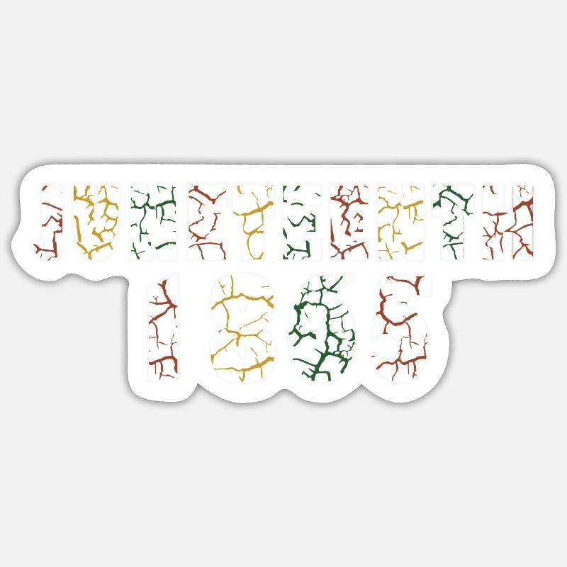 Juneteenth Black History Day Pride Gift Sticker size S (10 x 10 cm)