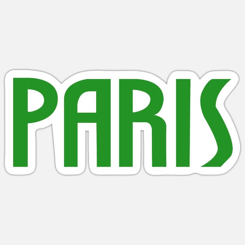 Paris - Sticker size S (10 x 10 cm) - white matte