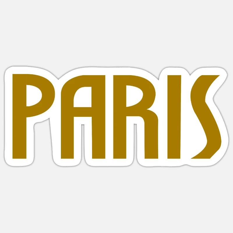 Paris - Sticker size S (10 x 10 cm) - white matte
